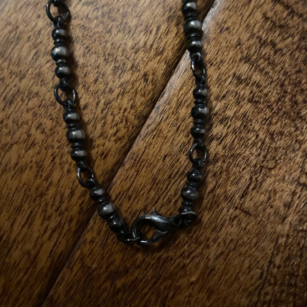 Black Y Necklace - Picture 3 of 3